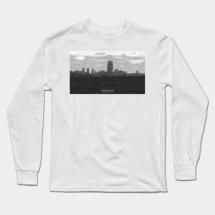 New York City Manhattan Skyline Painting Long Sleeve T-Shirt